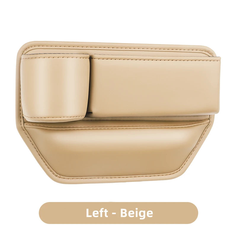 Beige leather seat gap filler left side variant