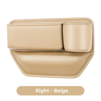Beige leather seat gap filler right side variant