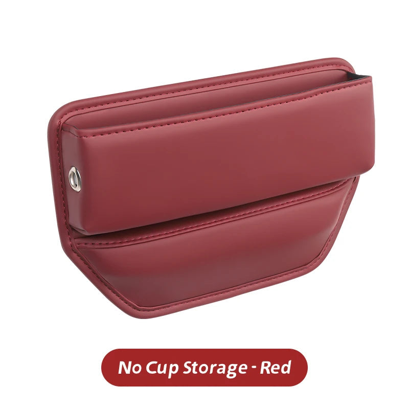 Red leather seat gap filler basic model