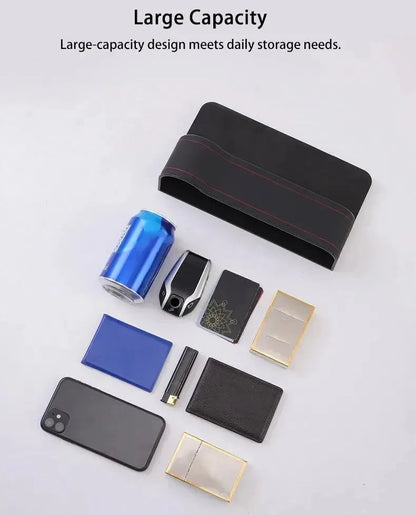 Compact design of seat gap storage box for car seat