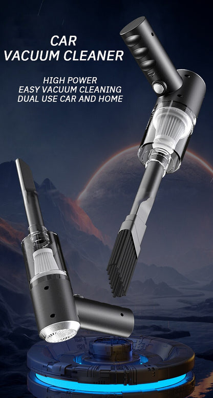 Promotional image highlighting car and household cleaning uses