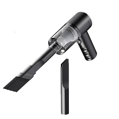 Main portable USB vacuum cleaner product image with base