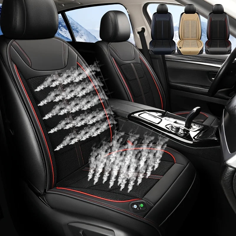 Ventilated car seat cover 12V cooling fan massage