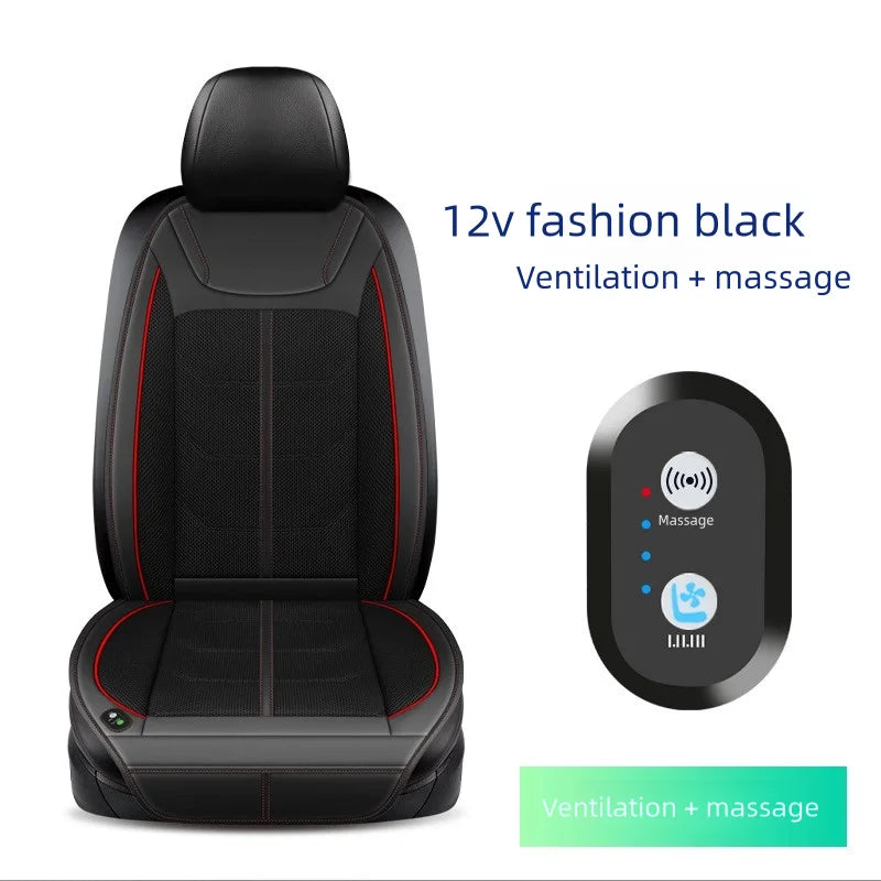 Ventilation massage black fashion car seat cover