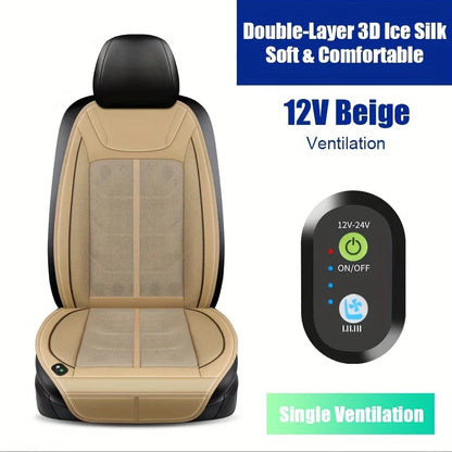 Ventilation only beige car seat cover
