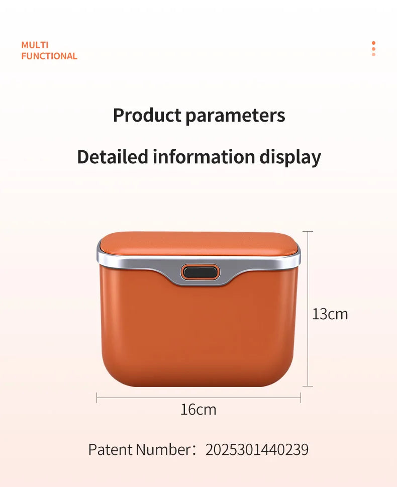 Multiple color options for waterproof trash bin