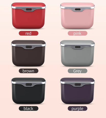Compact design of waterproof car trash bin organizer
