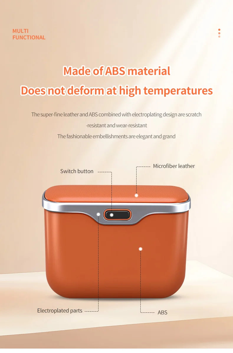 High quality material of waterproof car trash bin