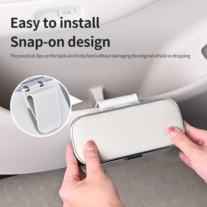 Waterproof material on car trash bin hanging storage