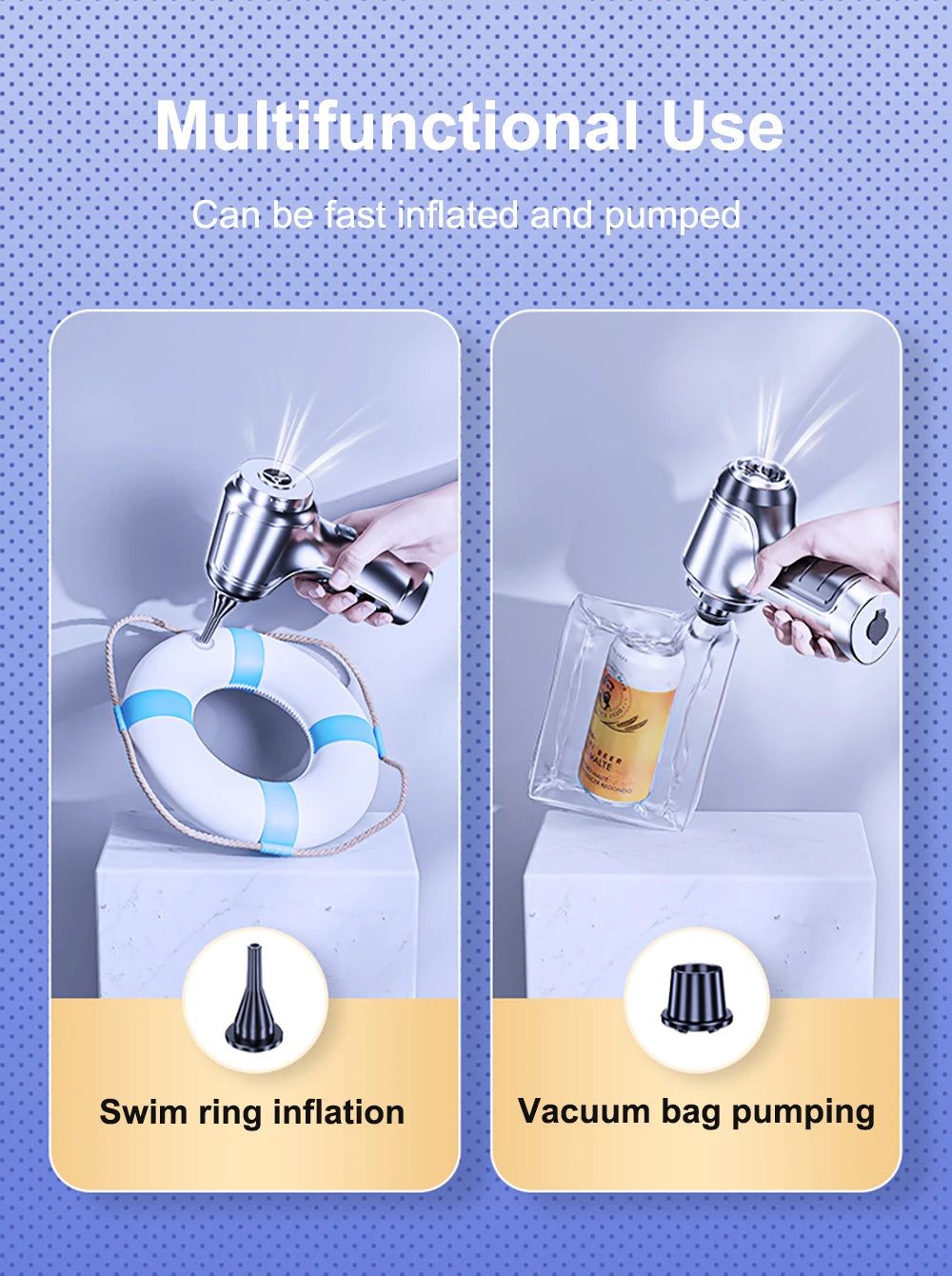 Complete accessory set for wireless handheld car vacuum cleaner