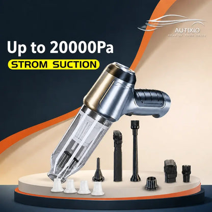 Wireless handheld car vacuum cleaner with brushless motor and 2-speed control